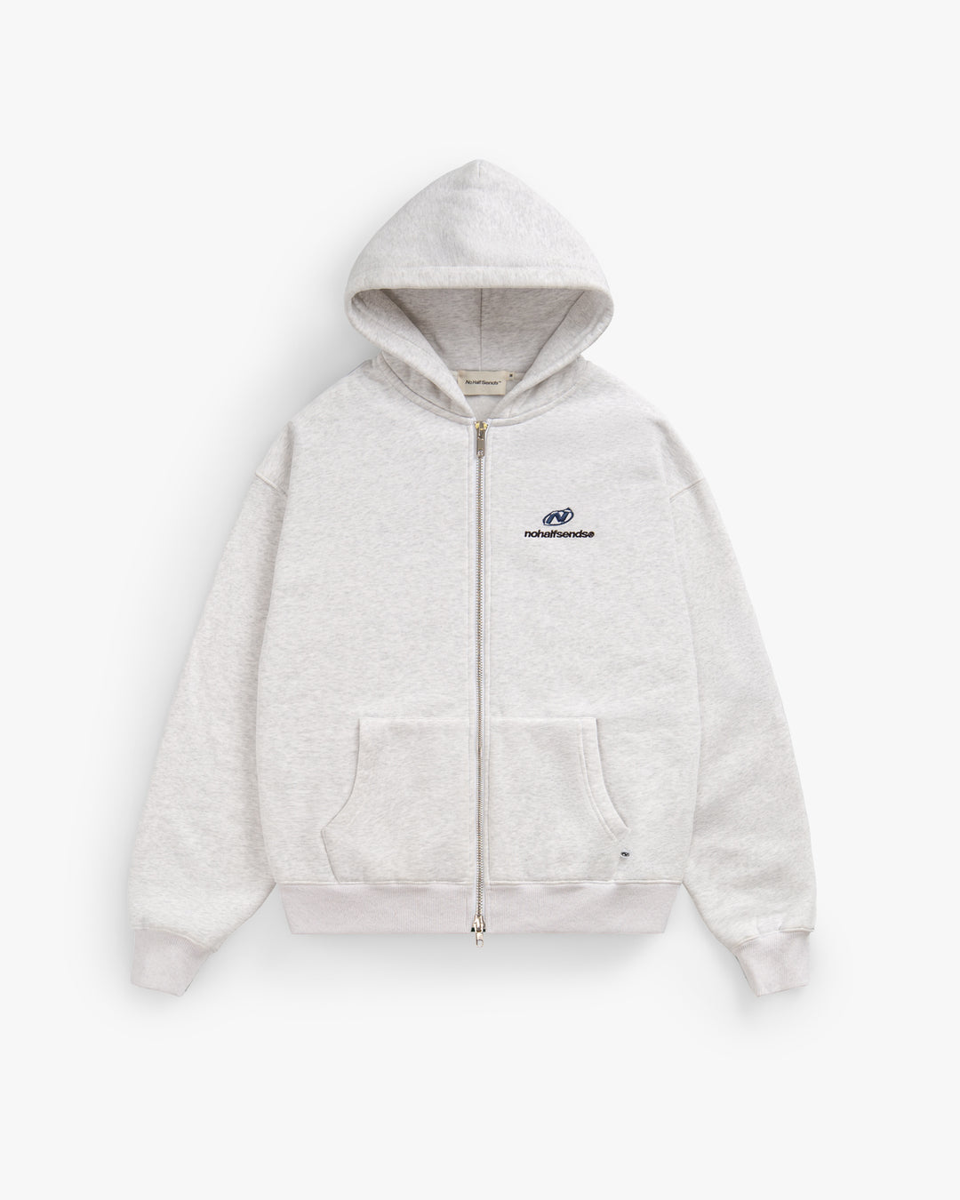 NHS GRIJS GEMENGDE RITS HOODIE