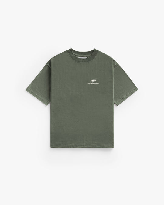 NHS DAILY GREEN CROPPED TEE