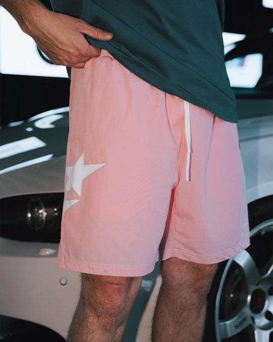 NHS PINK STAR SWIM SHORT