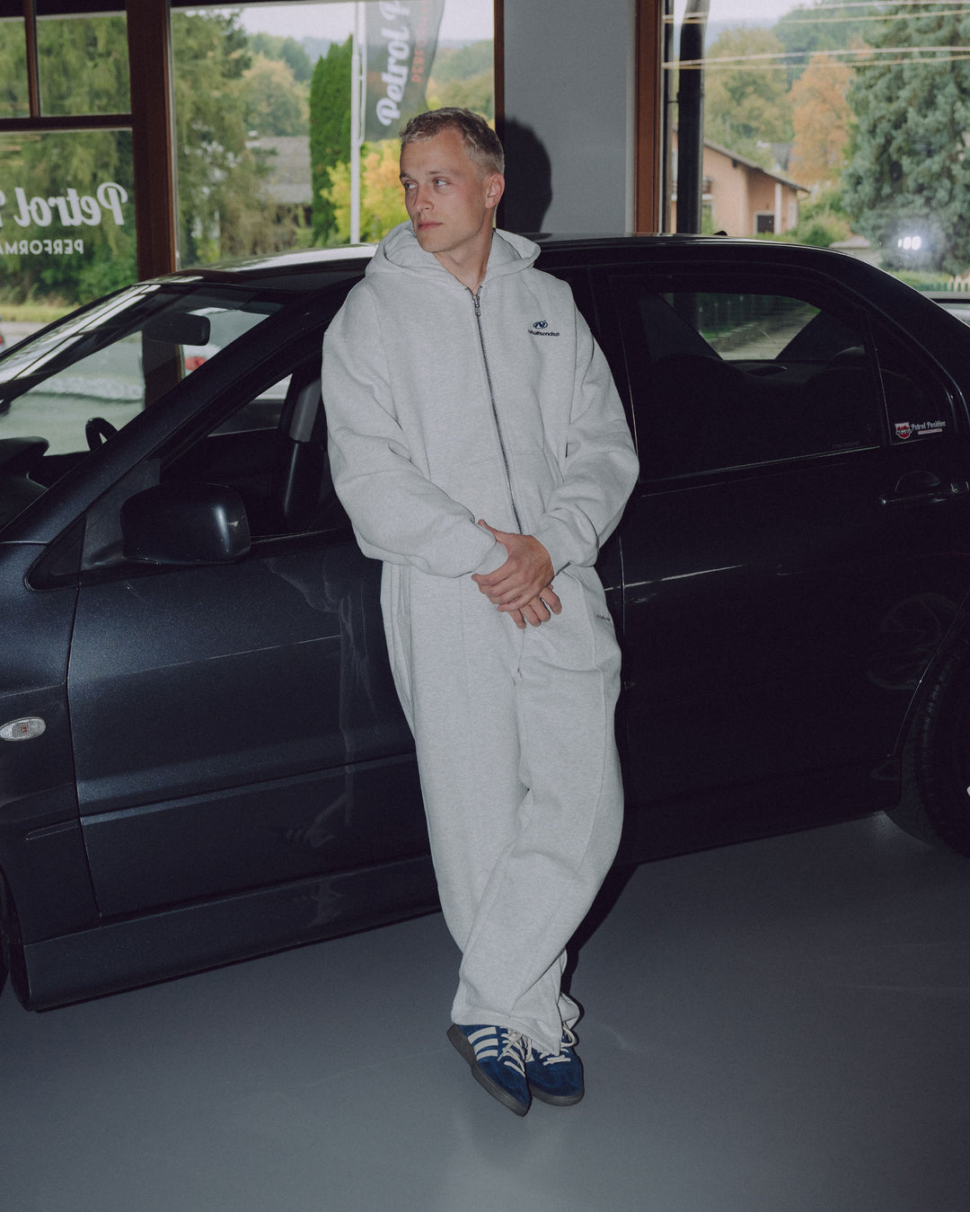 NHS GRIJS GEMENGDE RITS HOODIE