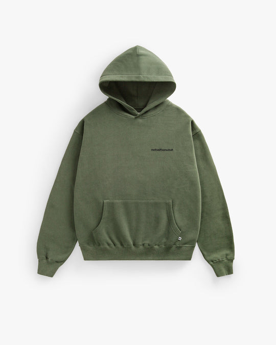 NHS CROPPED IVY GREEN HOODIE