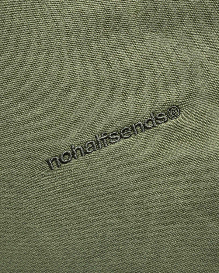 NHS CROPPED IVY GREEN HOODIE