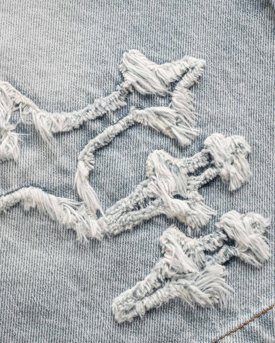 NHS STAR DENIM SHORTS