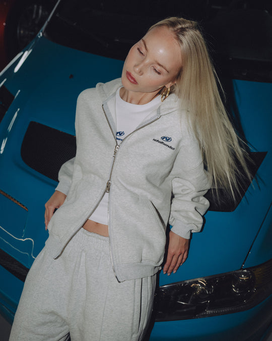 NHS GRIJS GEMENGDE RITS HOODIE