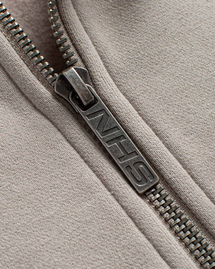 NHS TAUPE HALF ZIP