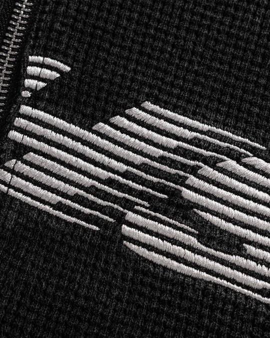 NHS GARAGE WAFFLE ZIP HOODIE